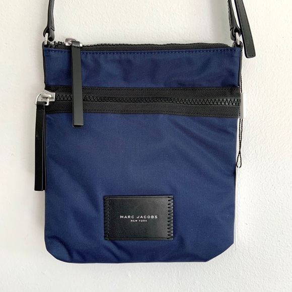 Marc Jacobs Handbags - Marc Jacobs NS Navy Blue Nylon Crossbody Bag